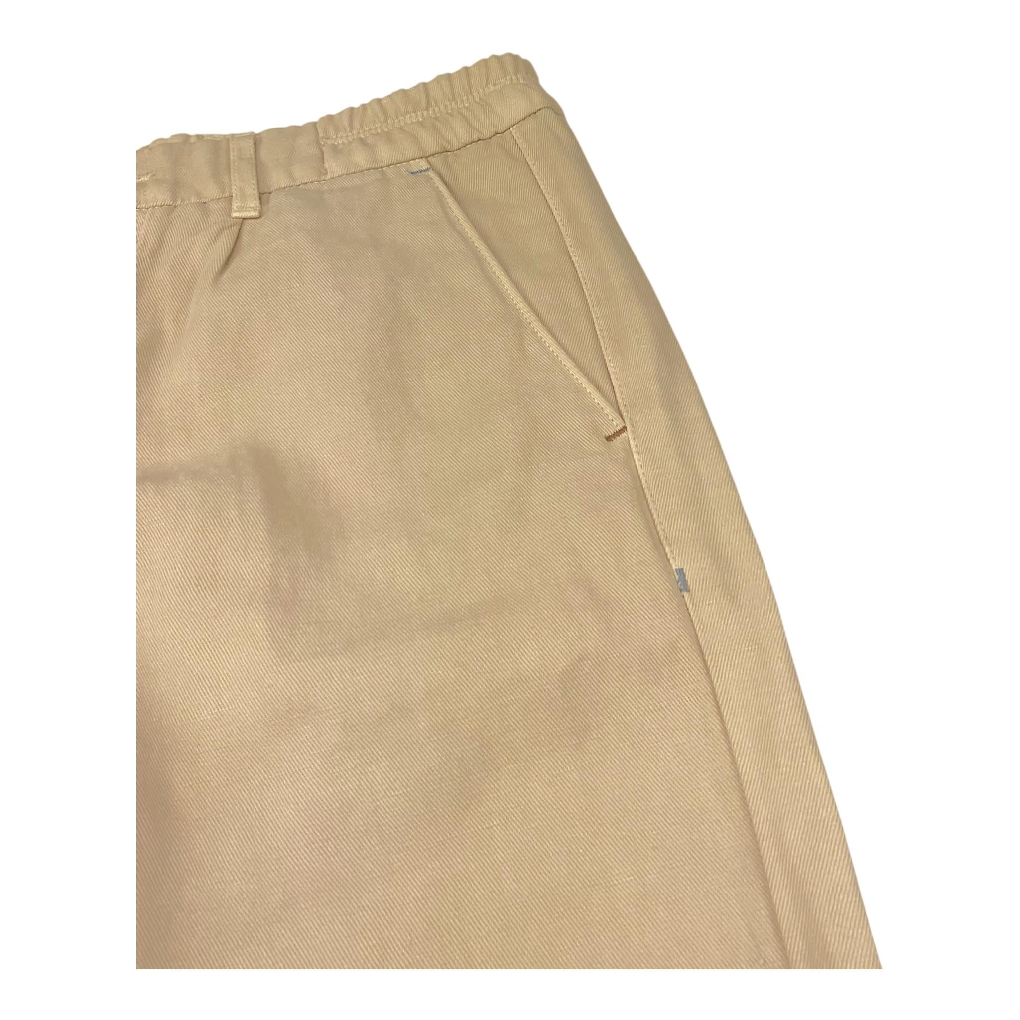 Berna Pantalone Tinta Unita con Elastico In Vita per Bambino 23111 BEIGE BERNA 