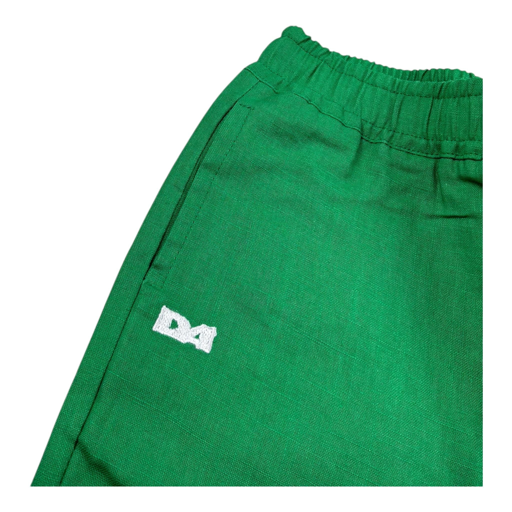 Daniele Alessandrini Bermuda Tinta Unita con Elastico In Vita per Neonato 1296S00225X VERDE DANIELE ALESSANDRINI 