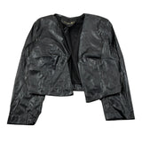 J'Aime' Giubbino In Ecopelle tinta unita Nero per Bambina 4917G NERO J'AIME' 