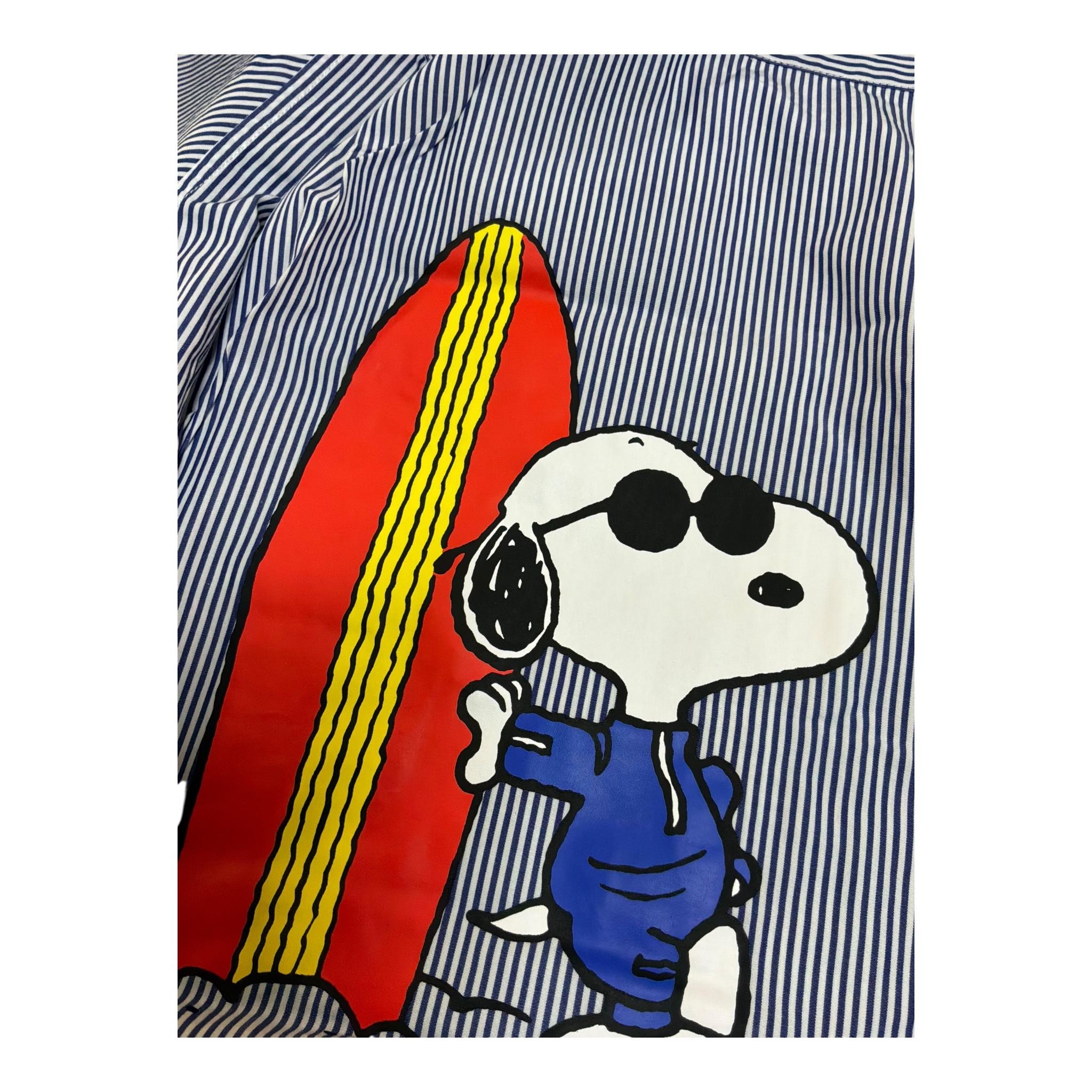 Saint Barth Camicia Mezza Manica Fantasia A Righe per Bambino KALE002 BLU SAINT BARTH 