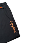 Refrigiwear Bermuda Felpa Tinta Unita con Logo per Bambino RW454 NERO REFRIGIWEAR 