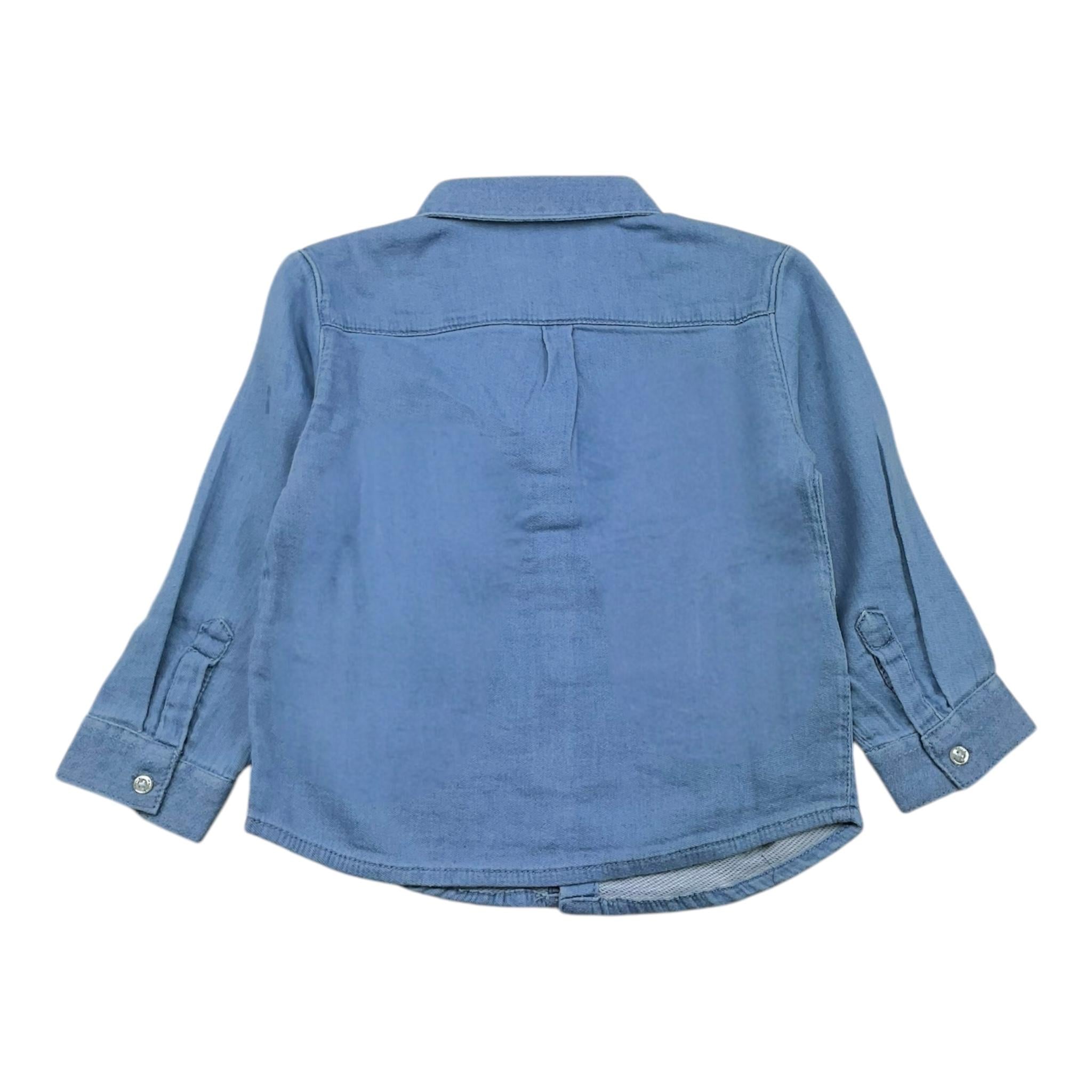 MAYORAL camicia in denim tinta unita con bottoni Azzurro per Neonato 2192 AZZURRO MAYORAL 