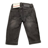 CESARE PACIOTTI jeans tinta unita con girovita regolabile Nero per Neonato PTP5361BNXX NERO CESARE PACIOTTI 