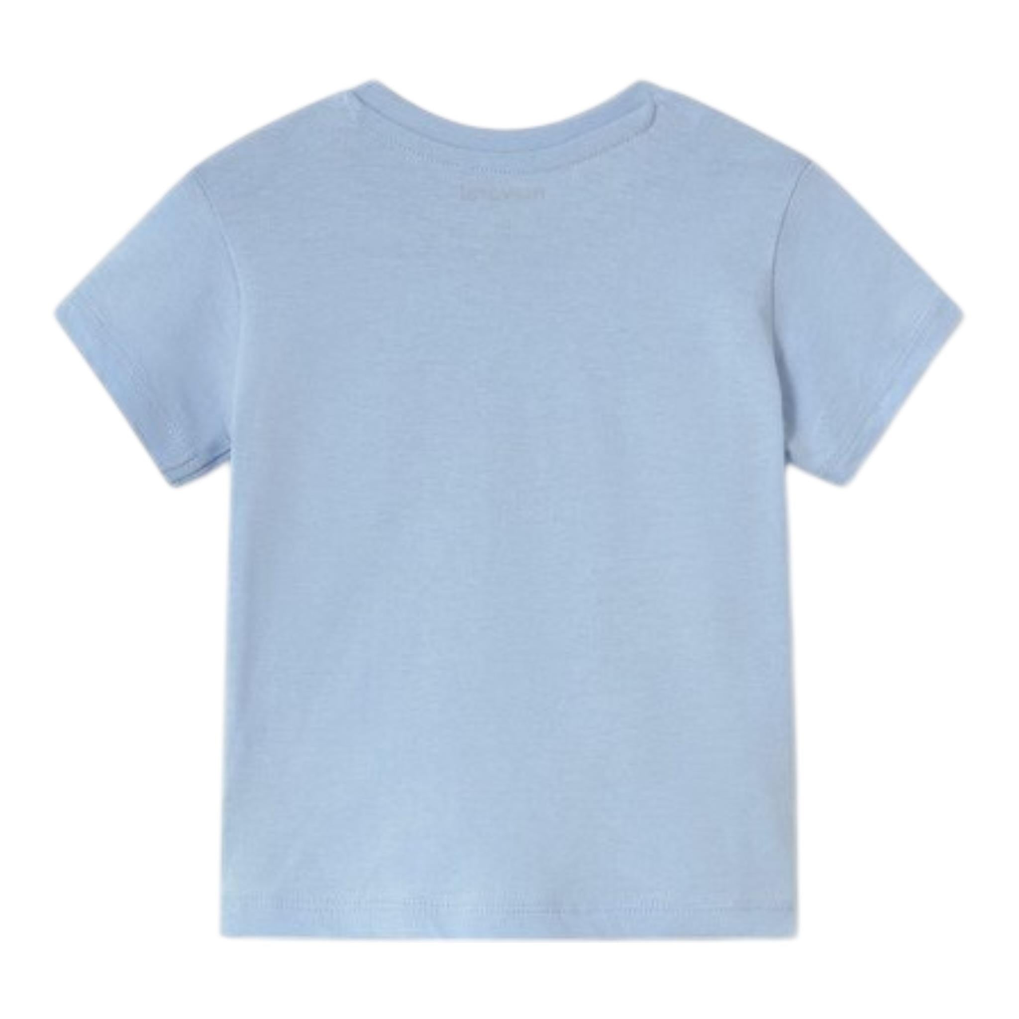 Mayoral T-Shirt Girocollo Tinta Unita con Stampa per Neonato 106 AZZURRO MAYORAL 