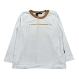 Daniele Alessandrini Shirt Girocollo Tinta Unita con Logo per Neonato 1291M00030 BIANCO DANIELE ALESSANDRINI 
