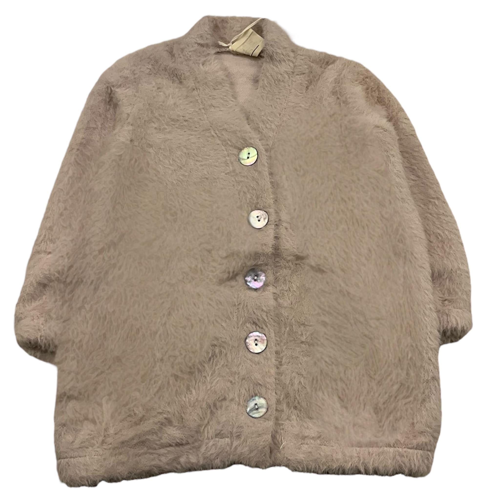 CAFFE' D'ORZO cardigan tinta unita con bottoni Beige per Neonata ZV9A30X BEIGE CAFFE' D'ORZO 