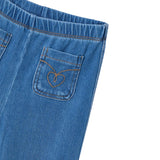 Mayoral Leggins Effetto Jeans Tinta Unita per Bambina 3702 AZZURRO MAYORAL 