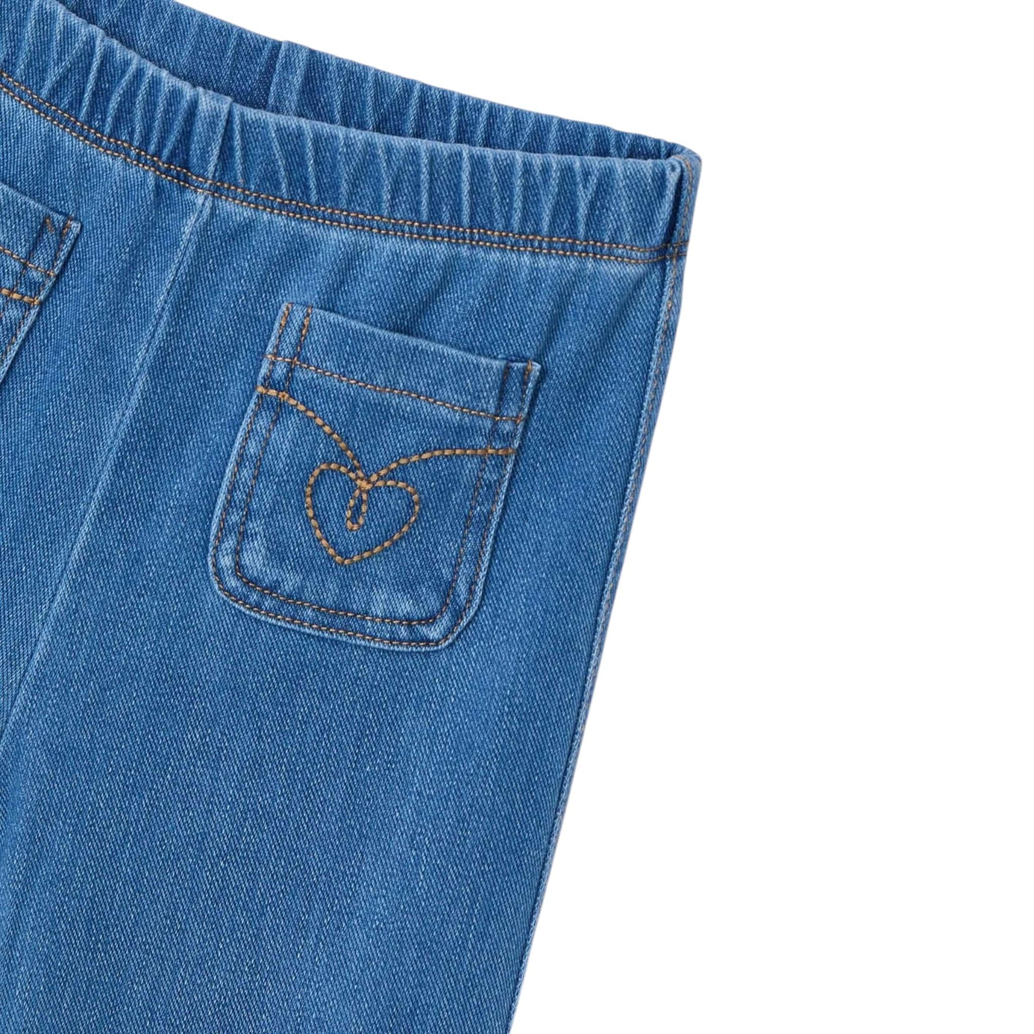 Mayoral Leggins Effetto Jeans Tinta Unita per Bambina 3702 AZZURRO MAYORAL 