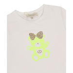Twinset T-Shirt Tinta Unita con Stampa per Bambina 251GJ2488 BIANCO TWINSET 