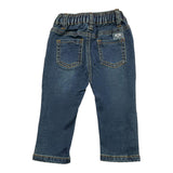 Y-CLU jeans tinta unita con elastico in vita Blu per Neonato BYN10701 BLU Y-CLU 