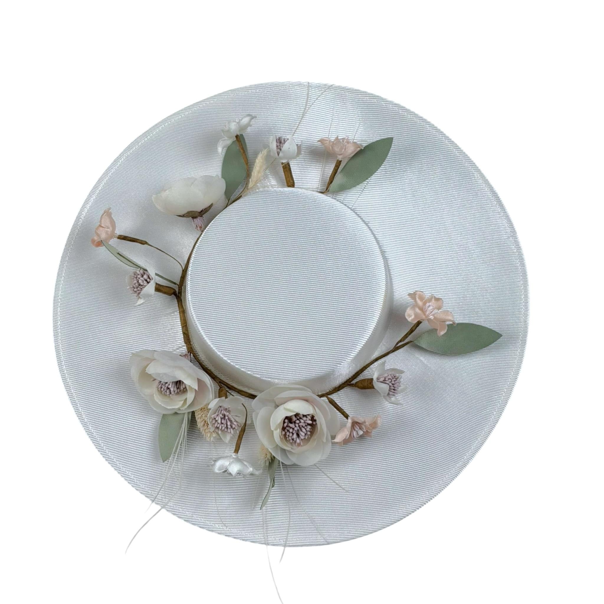 Gai Mattiolo Cappello Tinta Unita con Applicazioni per Bambina EF250110 BIANCO GAI MATTIOLO 