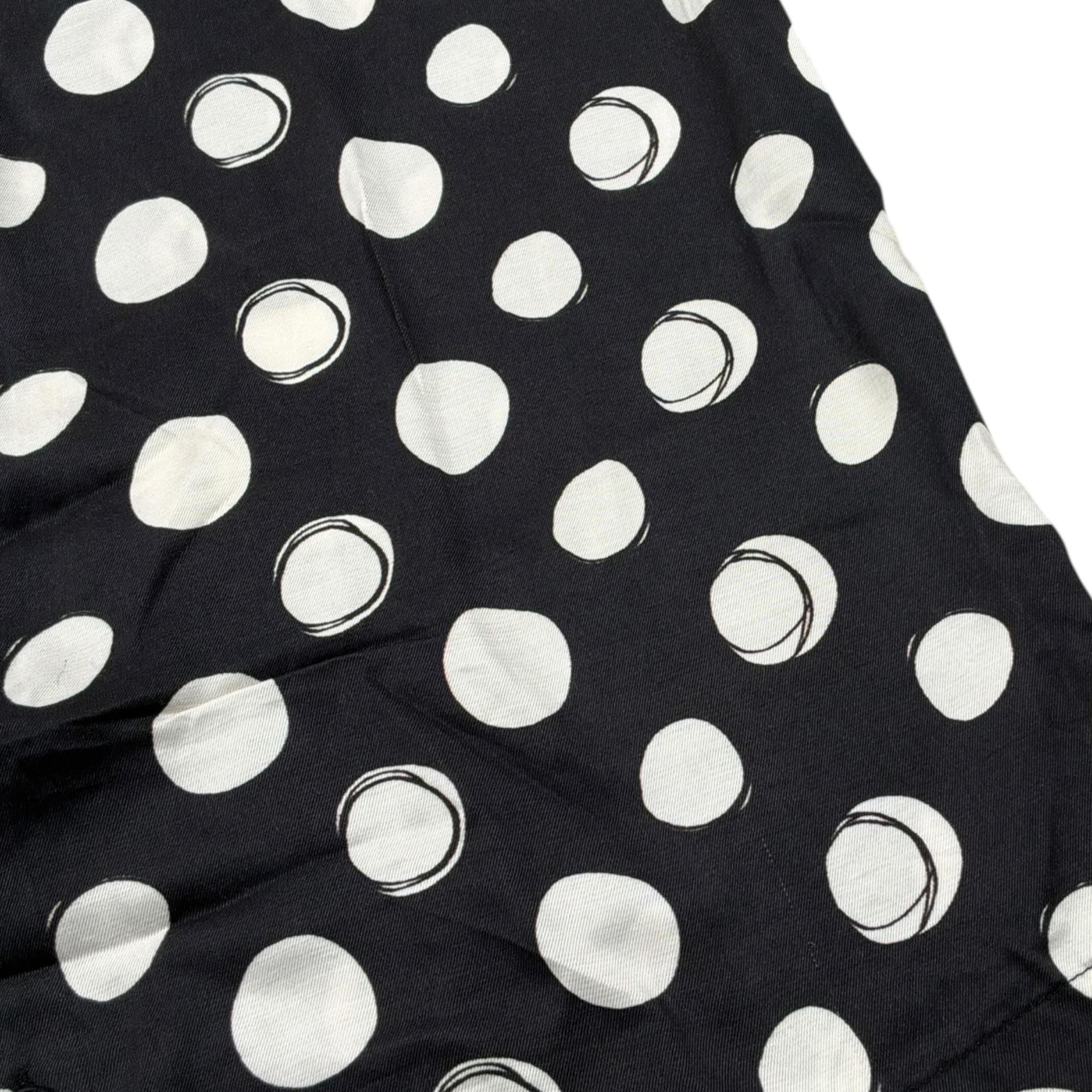 I'M Brian Camicia tinta unita con Fantasia Pois Nero per Bambino PA2844J NERO I'M BRIAN 