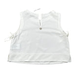 Please Top Giromanica Tinta Unita per Bambina CC89300G72X BIANCO PLEASE 