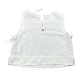 Please Top Giromanica Tinta Unita per Bambina CC89300G72X BIANCO PLEASE 