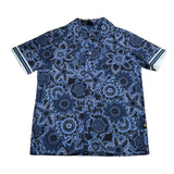 4Giveness Camicia Mezza Manica Tinta Unita con Fantasia per Bambino FGCB4075 BLU 4GIVENESS 