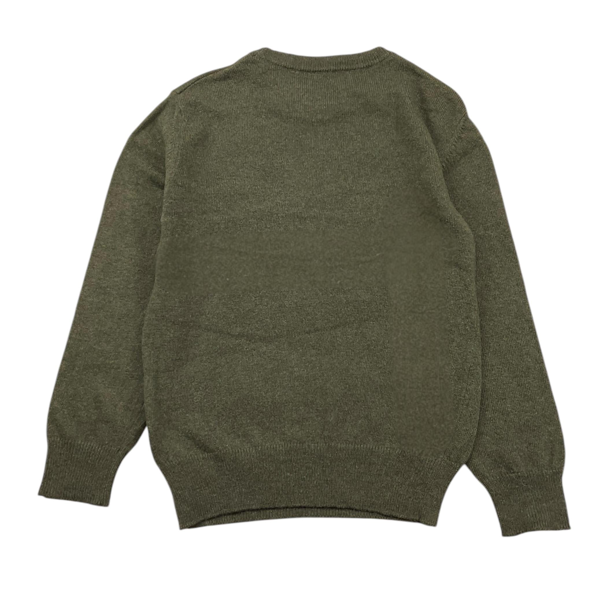 SAINT BARTH maglia girocollo tinta unita con stampa topolino Verde per Bambino DOU00044 VERDE SAINT BARTH 