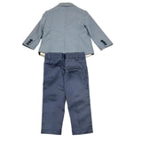 Baby A. Completo 2 Pezzi Pantalone-Giacca-Camicia-Papillions per Neonato C1214 BLU BABY A. 
