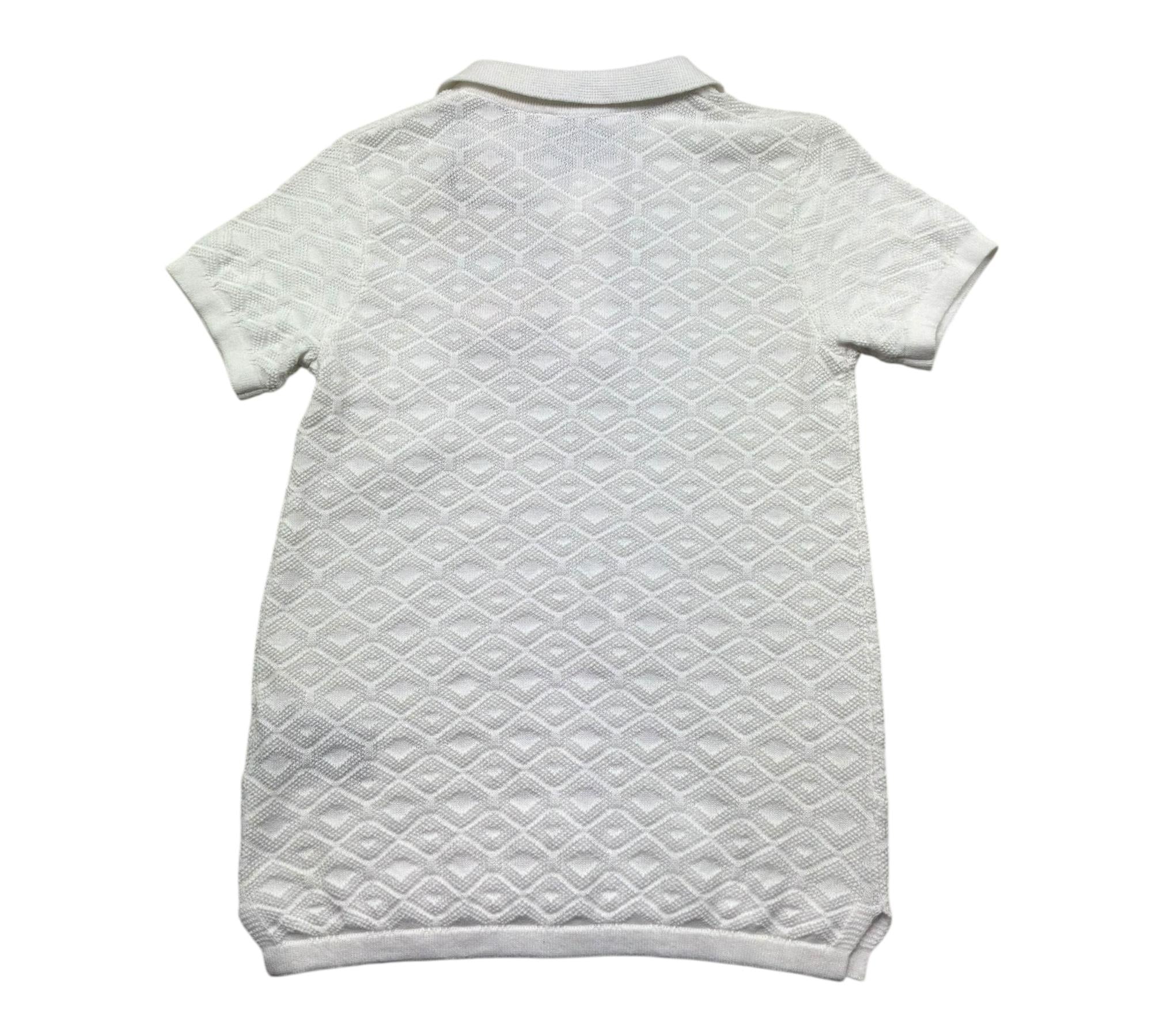 Trussardi Polo Mezza Manica Tinta Unita per Bambino TBP26081PO BIANCO TRUSSARDI 