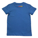 Trussardi T-Shirt Girocollo Tinta Unita con Stampa per Bambino TBP26096TS BLU TRUSSARDI 