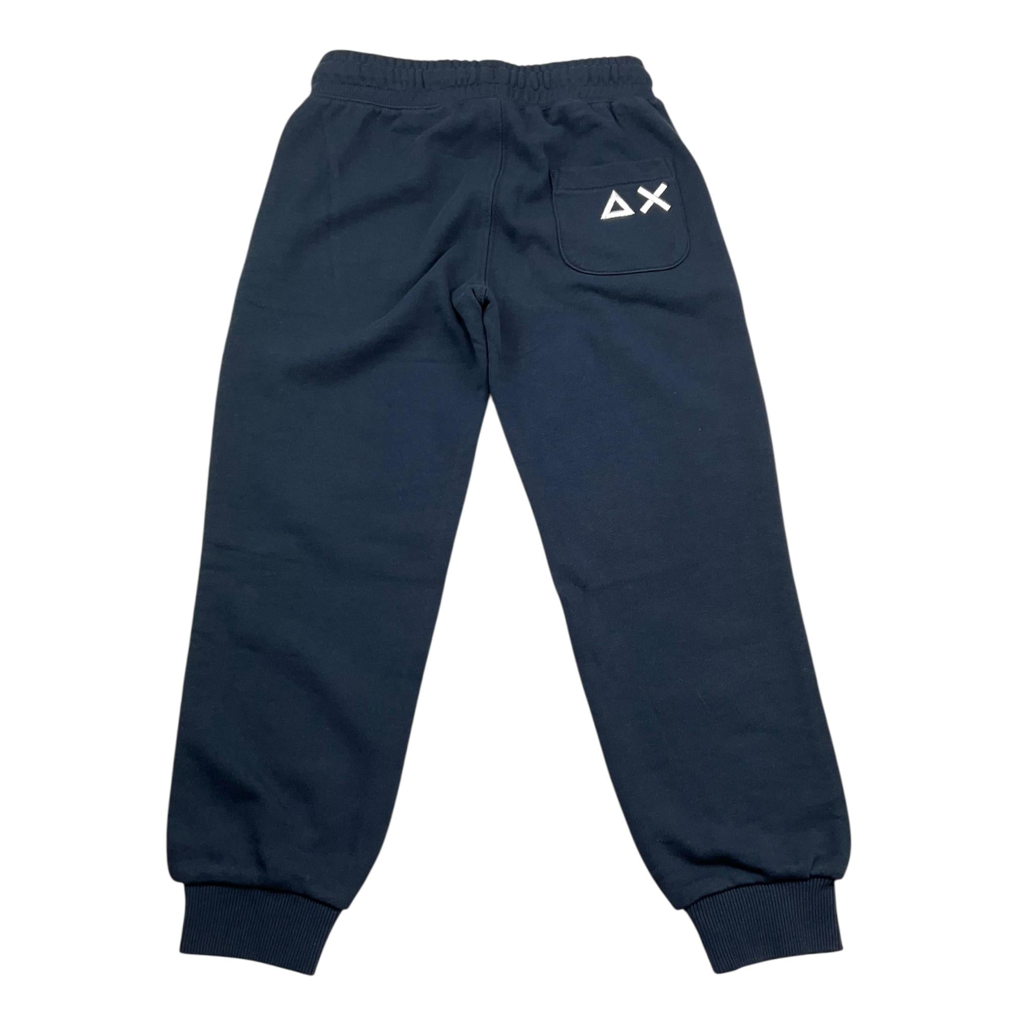 Sun68 Pantalone Tuta Tinta Unita con Stemma Logo per Bambino F35336 BLU SUN68 
