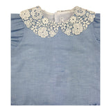 Barcellino Completo 2 Pezzi Camicia-Culotte Bianco per Neonata