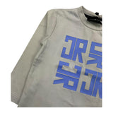 JOHN RICHMOND shirt girocollo tinta unita con stampa in contrasto Grigio per Neonato RIA25060TS GRIGIO JOHN RICHMOND 