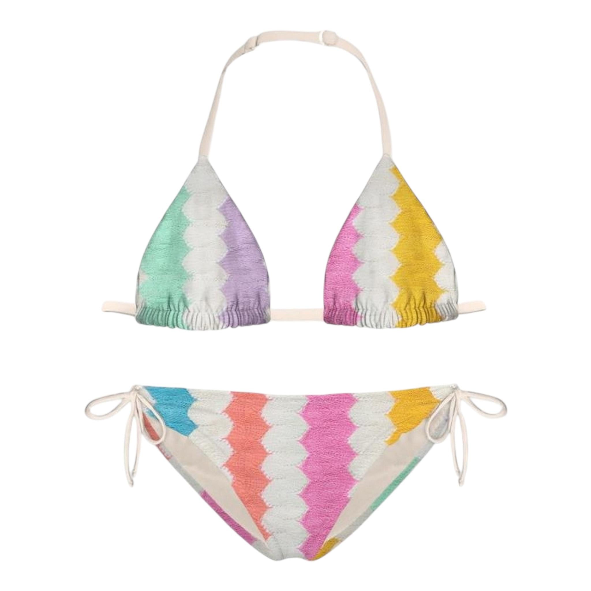 Saint Barth Costume 2 Pezzi Merletto per Bambina HOLLYXX MULTICOLOR SAINT BARTH 