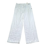 Manila Grace Pantalone Tinta Unita con Fantasia A Righe per Bambina MG2072 PANNA MANILA GRACE 