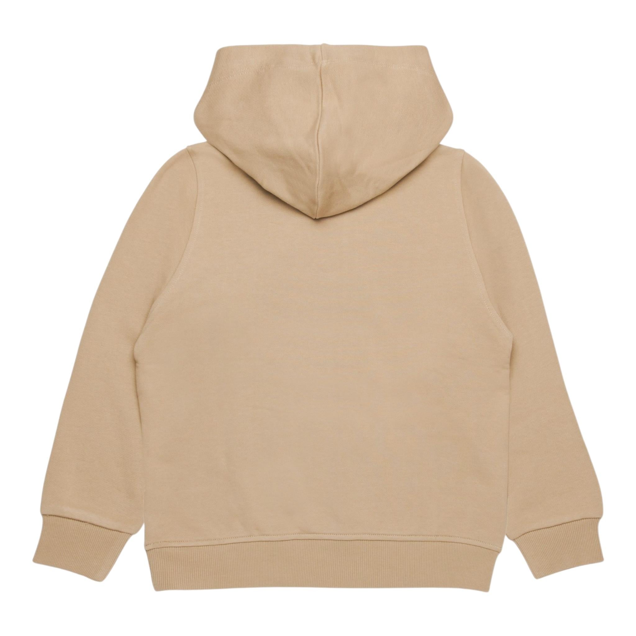 DIESEL felpa tinta unita con cappuccio e stampa Beige per Bambina J01990 BEIGE DIESEL 