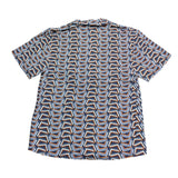 Never Too Camicia Tinta Unita con Fantasia Mezza Manica per Bambino NT2019B BLU NEVER TOO 