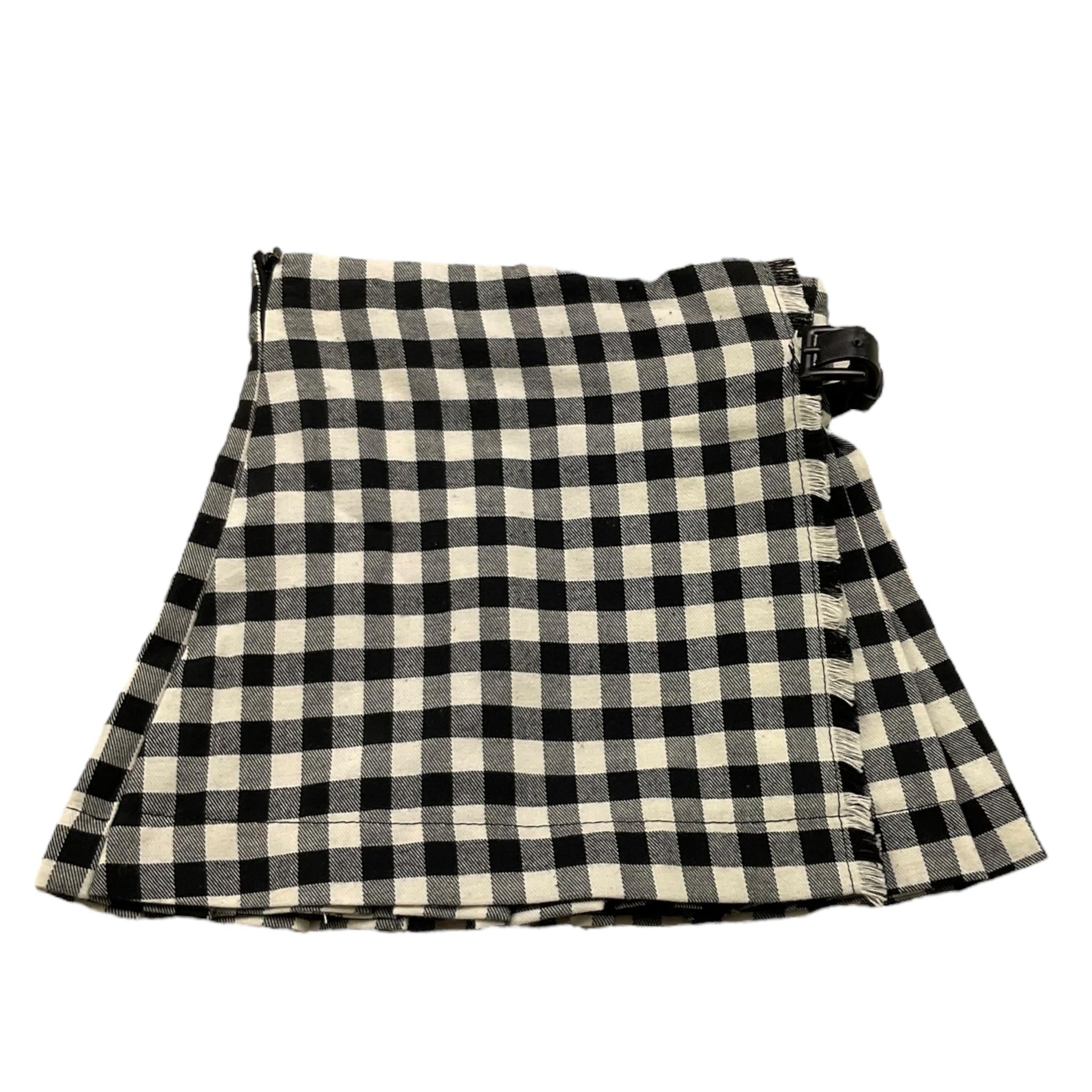 PICCOLA LUDO gonna stampa fantasia quadretti Bianco/nero per Neonata BS8WB078N BIANCO/NERO PICCOLA LUDO 