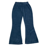 SAINT BARTH pantalone tinta unita modello zampa in ciniglia Blu per Bambina CECILIA BLU SAINT BARTH 