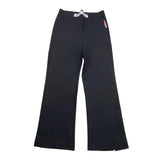 John Richmond Einfarbige Leggings mit schwarzem Logo-Gummizug für Mädchen