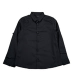 Daniele Alessandrini Camicia Manica Lunga Tinta Unita con Stampa per Bambino 1295C0306 NERO DANIELE ALESSANDRINI 