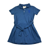 Trussardi Abito Mezza Manica Tinta Unita con Brillantini per Bambina TGP26056VE BLU TRUSSARDI 