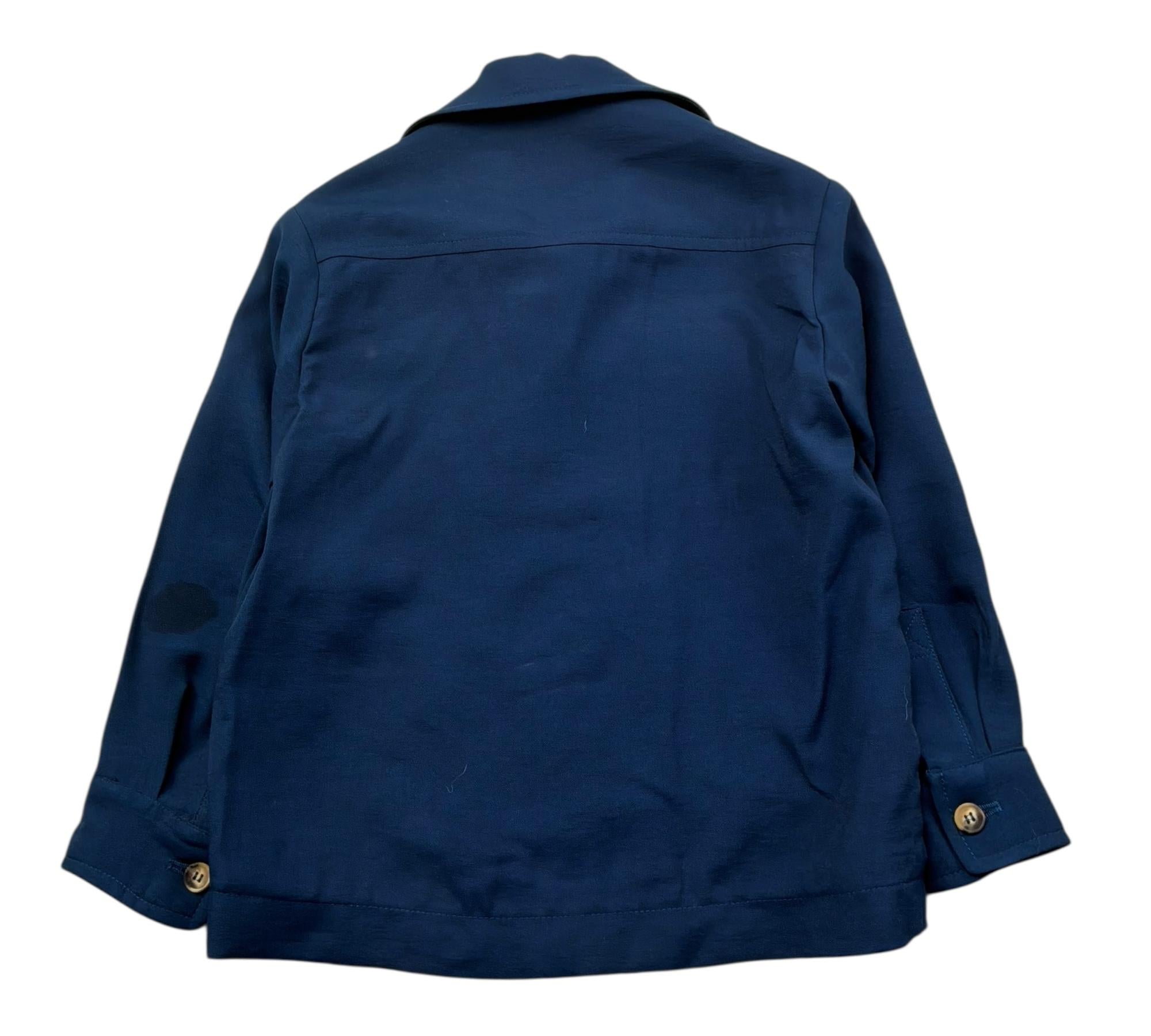 Trussardi Giacca Tinta Unita con Tasconi per Bambino TBP26062GC BLU TRUSSARDI 