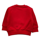 ICEBERG felpa chiusa girocollo tinta unita con stampa Rosso per Neonato MFICE5315BX ROSSO ICEBERG 