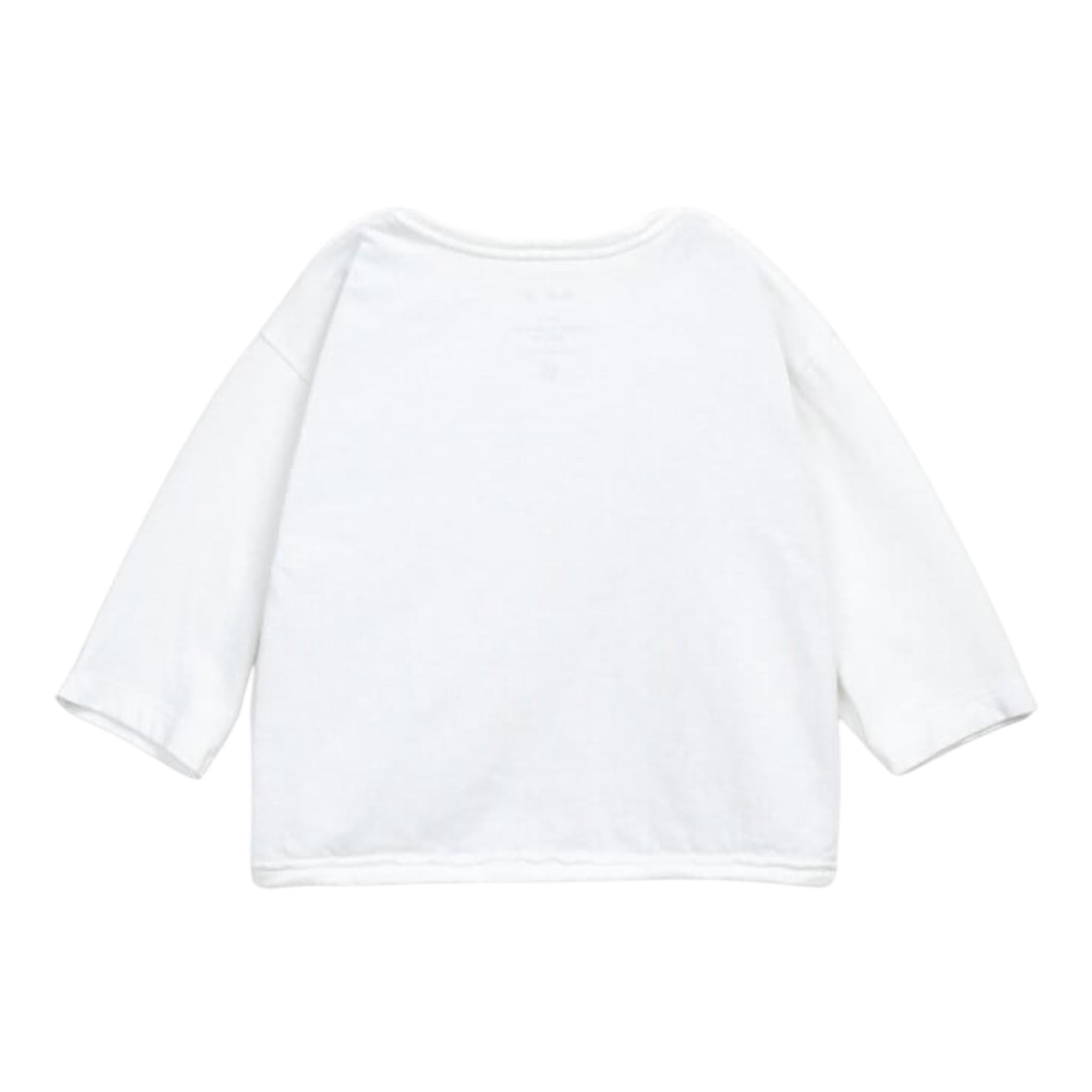 PLAY UP shirt girocollo tinta unita con stampa Bianco per Bambino PA011AP10900J BIANCO PLAY UP 