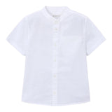 Mayoral Camicia Mezza Manica Tinta Unita per Bambino 3113 BIANCO MAYORAL 