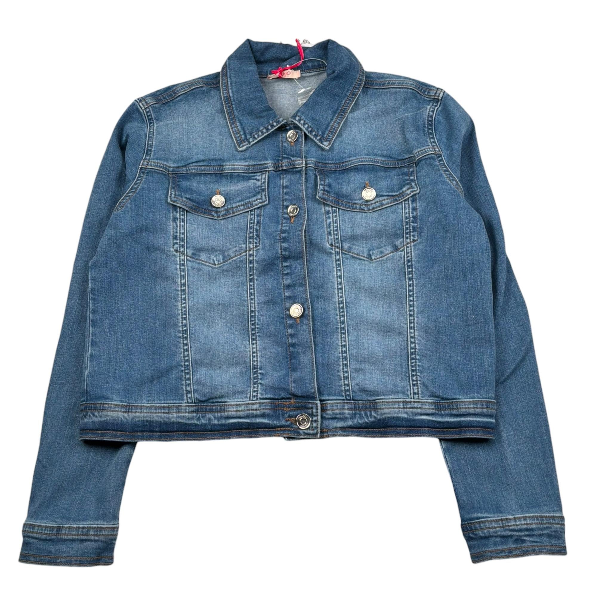 Liu Jo Giubbino In Denim Tinta Unita per Bambina GA5083 BLU LIU JO 