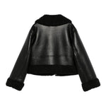 TWINSET montone tinta unita con pelliccia  Nero per Bambina 242GJ2230 NERO TWINSET 