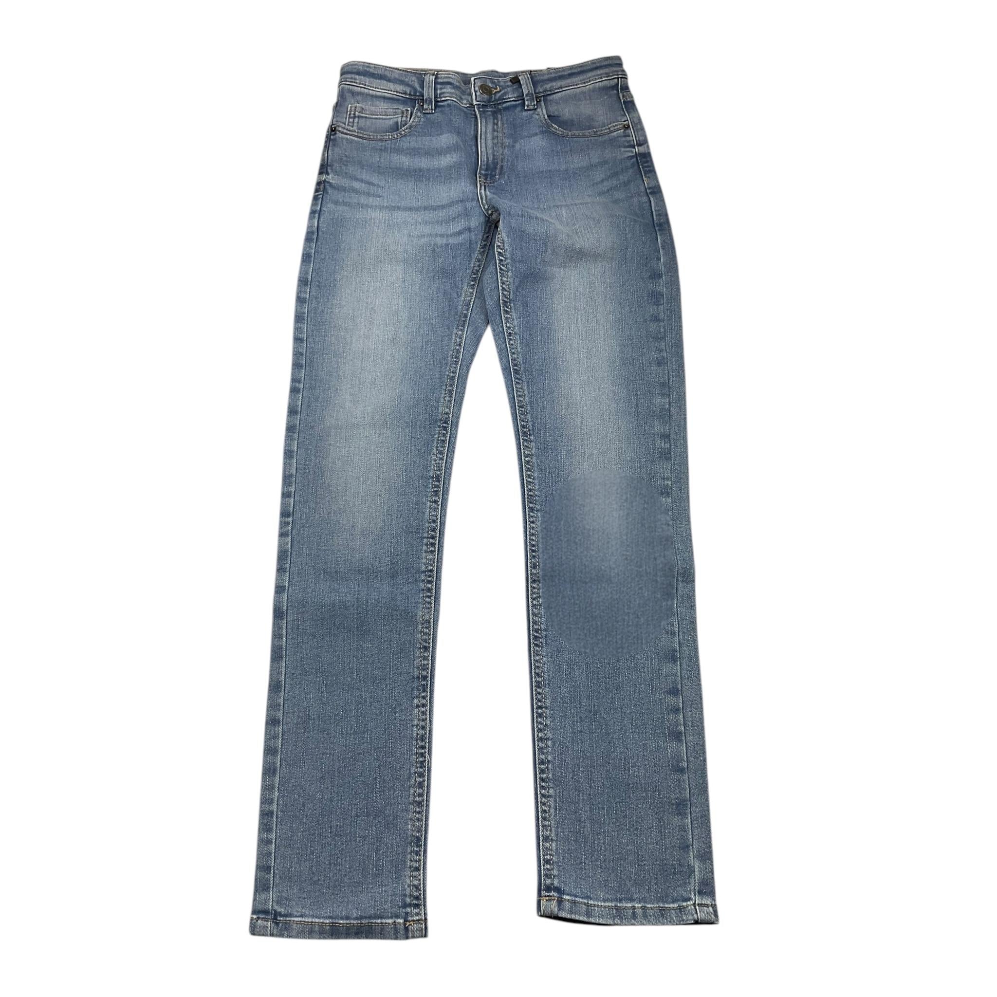 NUKUTAVAKE jeans tinta unita con girovita regolabile Azurro per Bambina 516 AZZURRO NUKUTAVAKE 