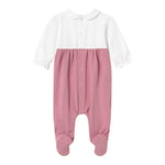 Mayoral Tutina Manica Lunga Bicolore per Neonata 1751X BIANCO/ROSA MAYORAL 