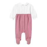 Mayoral Tutina Manica Lunga Bicolore per Neonata 1751X BIANCO/ROSA MAYORAL 