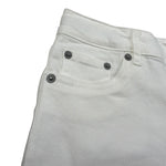 Levi'S Short In Denim Tinta Unita con Girovita Regolabile per Bambina 3EH272 BIANCO LEVI'S 