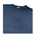 Guess T-Shirt Girocollo Tinta Unita con Logo per Bambino L4RI36K8HM4 BLU GUESS 