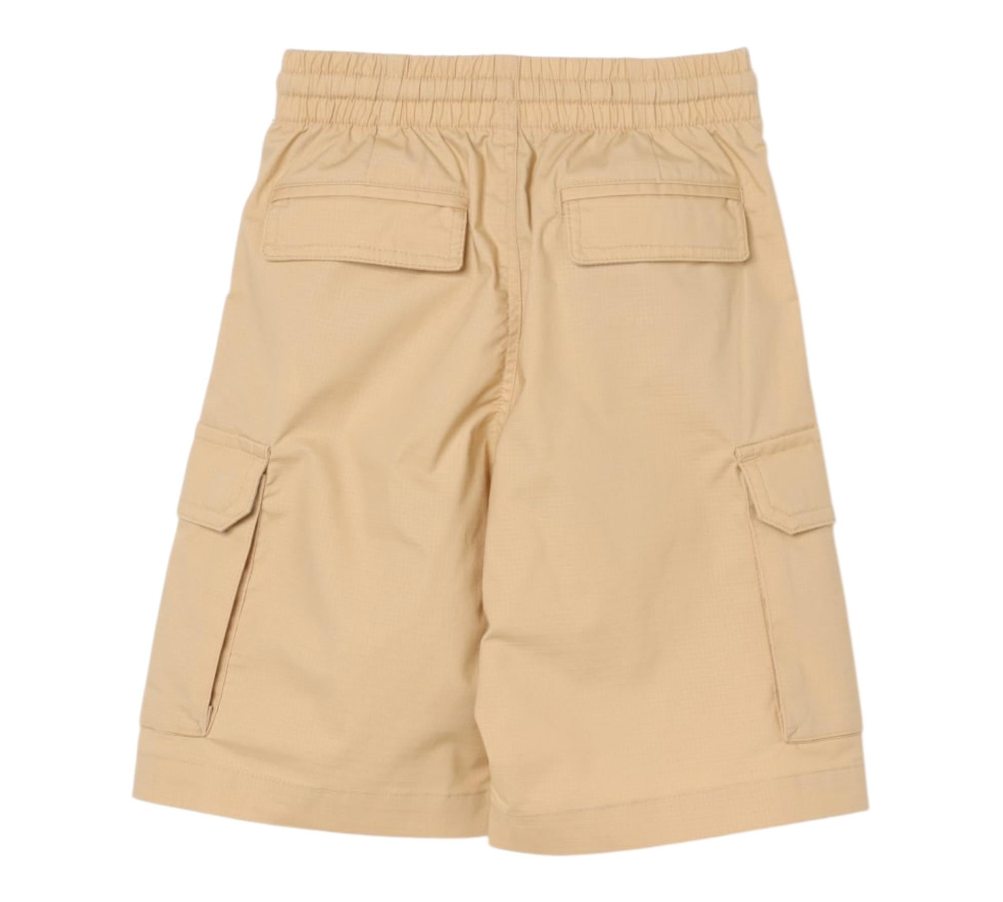 Moschino Bermuda Tinta Unita con Elastico In Vita per Bambino HUQ027 CAMMELLO MOSCHINO 