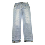 Patriot Jeans Tinta Unita con Strappi per Bambino PJ5S2SPBK39 AZZURRO PATRIOT 