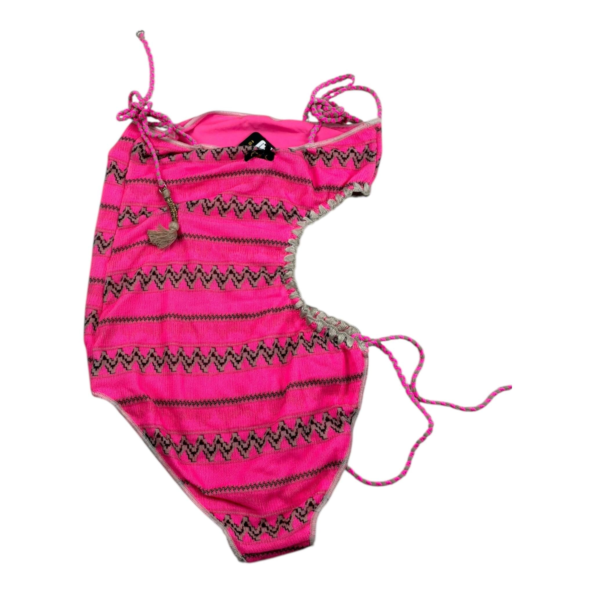 F**K Costume Tinta Unita con Fantasia Modello Intero per Bambina FJ240642X05 ROSA FLUO F**K 