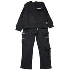 SUPERGA completo 2pz felpa-pantalone Nero per Bambino SA147 NERO SUPERGA 